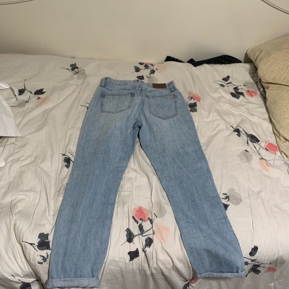 PERFECT CONDITION worn 1x madewell mom jeans - Picture 2 of 7